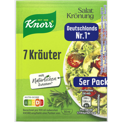 Knorr salátová zálivka 7 bylinek, 5 ks