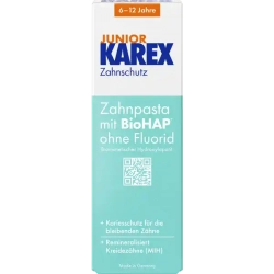 KAREX dětská zubní pasta junior bez fluoridu, 65 ml