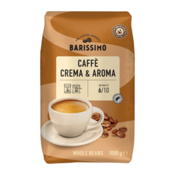 Barissimo Crema a aroma, zrnková káva 1000 g